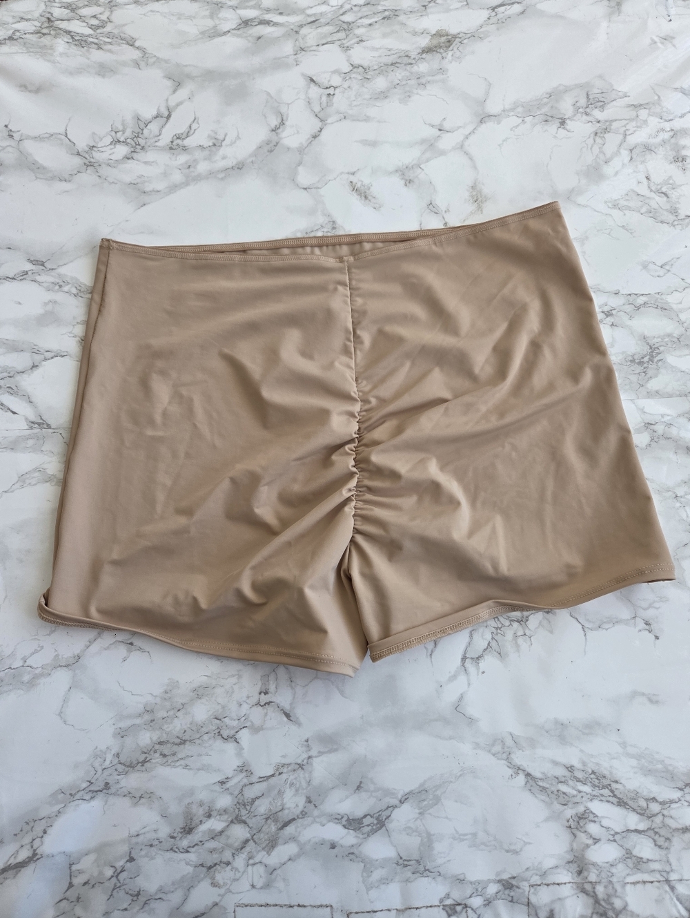 Leonisa HIGH WAISTED TUMMY CONTROL SHAPEWEAR SHORTS Black Tan XL - Picture 7 of 14